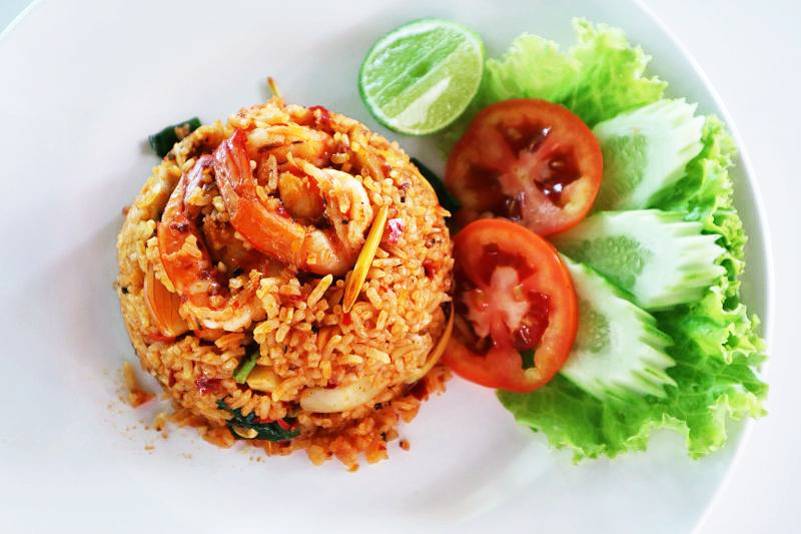Fried Rice Tom Yam with Shrimp